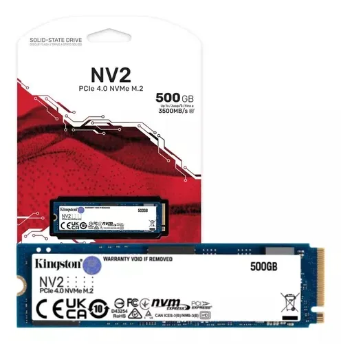 Disco Duro Solido M.2 NVMe PCIe 4.0 500GB Kingston